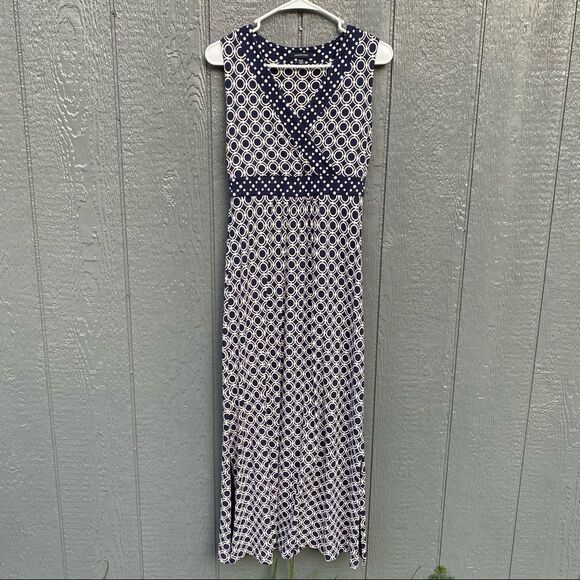 Lands' End Maxi Cross Front Sleeveless Dress - Picture 1 of 11
